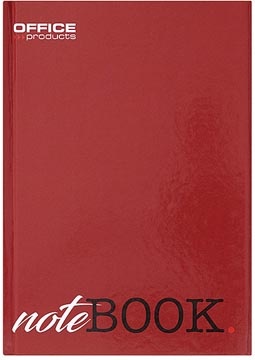 Office Products OFFICE products schrift met harde kaft, A4, 96 blad, met kantlijn, gelijnd