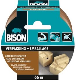 Bison Bison verpakkingstape Original, ft 50 mm x 66 m