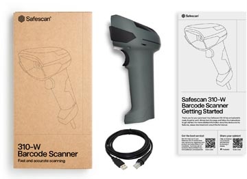 Safescan Safescan barcodescanner 310-W