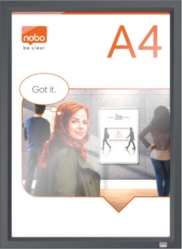 Nobo Nobo clicklijst Impression Pro, zwart, ft A4