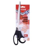 Office Products OFFICE products schaar, 25 cm, rechts en links, scherpe punt, zwart, blister van 1 stuk
