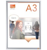 Nobo Nobo clicklijst Impression Pro, met geanodiseerd frame, ft A3