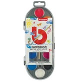 Bruynzeel Kids Bruynzeel Kids waterverf, set van 12 geassorteerde kleuren, in ophangbaar doosje