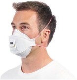 3M 3M Aura Comfort Cool Flow stofmasker, FFP3, met ventiel, pak van 5 stuks