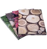 Office Products OFFICE products schrift, Nature, met harde kaft, A4, 96 blad, met kantlijn, gelijnd