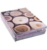 Office Products OFFICE products schrift, Nature, met harde kaft, A4, 96 blad, met kantlijn, gelijnd