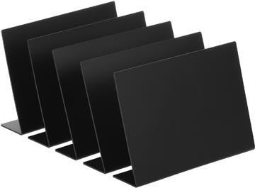 Europel Europel krijtbord L-vormig, horizontaal, ft A5, pak van 5 stuks