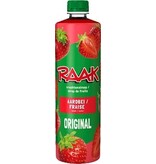 Raak Raak siroop aardbei, fles van 75 cl