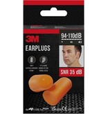 3M 3M oordoppen 1100, geluidsdemping tot 35 dB, blister van 8 stuks met opbergdoosje