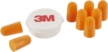 3M 3M oordoppen 1100, geluidsdemping tot 35 dB, blister van 8 stuks met opbergdoosje