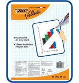 Velleda Bic Velleda whiteboard, ft 44 x 55 cm, droog uitwisbaar, dubbelzijdig en onbedrukt aan beide kanten