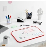 Velleda Bic Velleda whiteboard, ft 44 x 55 cm, droog uitwisbaar, dubbelzijdig en onbedrukt aan beide kanten