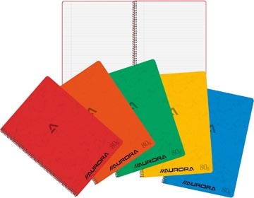 Aurora Aurora Writing 80 spiraalschrift, ft 29,5 x 21 cm, 120 bladzijden, gelijnd