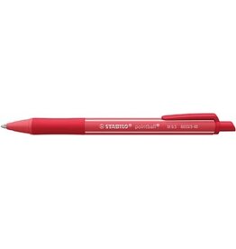 Stabilo STABILO Pointball colorful balpen, medium punt, rood