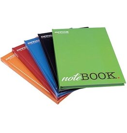 Office Products OFFICE products schrift met harde kaft, A4, 96 blad, met kantlijn, geruit 5mm