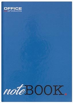 Office Products OFFICE products schrift met harde kaft, A4, 96 blad, met kantlijn, geruit 5mm