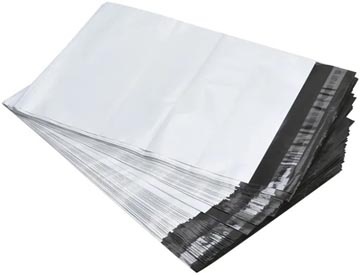 Merkloos Verzendenvelop ft 325 x 425 + 50 mm, 55 micron, doos van 500 stuks