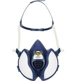3M 3M mondmasker met geïntegreerde filters, herbruikbaar, biedt ABEK1P3 ademhalingsbescherming