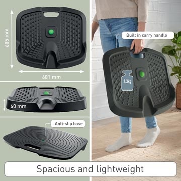 Leitz Leitz Ergo Active anti-vermoeidheidsmat, zwart