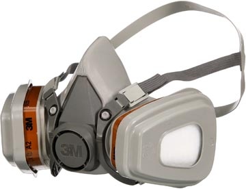3M 3M mondmasker met vervangbare filters, herbruikbaar, biedt A2P2 ademhalingsbescherming