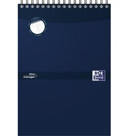 Oxford Oxford Essentials taskmanager dagplanner, 140 bladzijden, ft A5, blauw