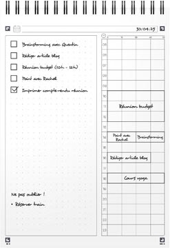 Oxford Oxford Essentials taksmanager dagplanner, 140 bladzijden, ft A5, blauw