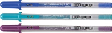 Sakura Sakura roller Gelly Roll Moonlight, etui van 3 stuks Galaxy