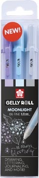 Sakura Sakura roller Gelly Roll Moonlight, etui van 3 stuks Calm