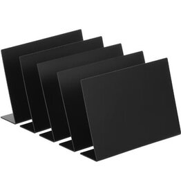 Europel Europel krijtbord L-vormig, horizontaal, ft A4, pak van 5 stuks