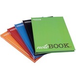 Office Products OFFICE products schrift met harde kaft, A5, 96 blad, met kantlijn, geruit 5mm