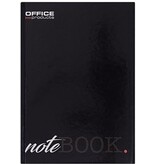 Office Products OFFICE products schrift met harde kaft, A5, 96 blad, met kantlijn, geruit 5mm