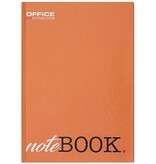Office Products OFFICE products schrift met harde kaft, A5, 96 blad, met kantlijn, geruit 5mm