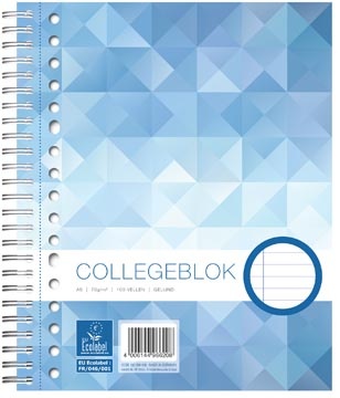 Work Work Collegeblok, ft A5, 17-gaats, gelijnd, 160 bladzijden