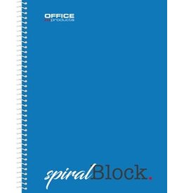 Office Products OFFICE products spiraalschrift, A5, 80 blad, geruit 5mm