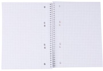 Office Products OFFICE products spiraalschrift, A5, 80 blad, geruit 5mm