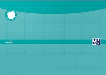 Oxford Oxford Essentials taksmanager weekplanner, 120 bladzijden, ft A4, aqua