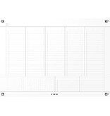Oxford Oxford Essentials taksmanager weekplanner, 120 bladzijden, ft A4, aqua