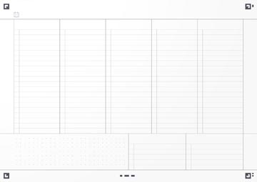 Oxford Oxford Essentials taksmanager weekplanner, 120 bladzijden, ft A4, aqua