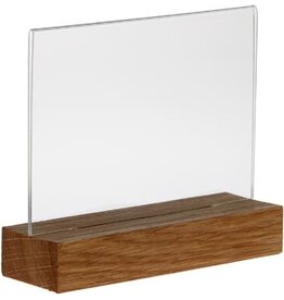 Europel Europel folderhouder Premium, met houten T-voet, ft A6, liggend