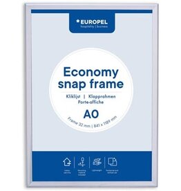Europel Europel clicklijst Economy, 32 mm, ft A0, zilver