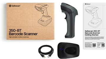 Safescan Safescan barcodescanner 350-BT, draadloos