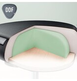 Leitz Leitz Ergo actieve Zitkruk met comfortzitting, met wieltjes, zwart