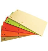Office Products OFFICE products verdeelstroken, 235 x 105 mm, pak van 100 stuks, geassorteerde kleuren
