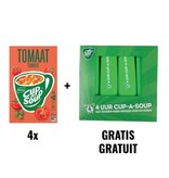Cup A Soup ACTIE CUP A SOUP: 4 x tomaat, pak van 21 zakjes + GRATIS 1 x markeerstift, groen, pak van 4 stuks