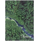 Office Products OFFICE products schrift, Nature, met harde kaft, A4, 96 blad, met kantlijn, geruit 5mm