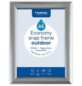 Europel Europel clicklijst Economy, waterdicht, 25 mm, ft A5, zilver