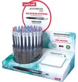 Uni-ball Uni-ball Jetstream roller Eco, intrekbaar, schrijfbreedte 0,85 mm, assorti, display van 48 stuks