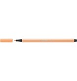 Stabilo STABILO Pen 68 viltstift, pastel oranje — levering per 10
