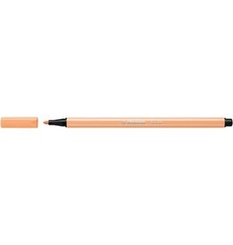 Stabilo STABILO Pen 68 viltstift, pastel oranje — levering per 10