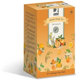 Q-CONNECT Q-CONNECT thee, rooibos orange, zakje van 1,5 g, doos van 20 zakjes